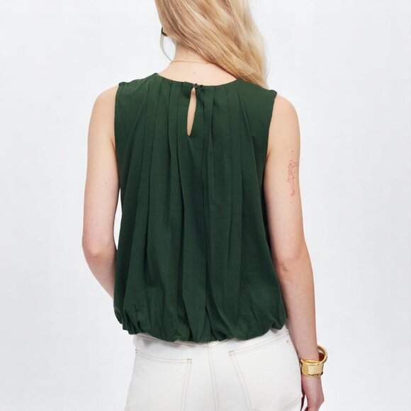 Madewell Sleeveless Crewneck Bubble Top Size XS - Picture 2 of 11